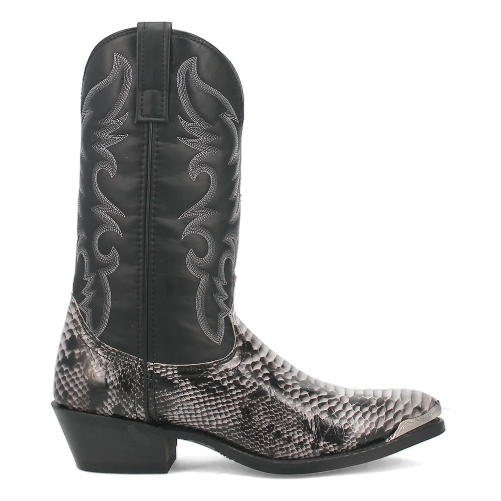 Monty Snake Print Pointed Toe Cowboy Boots