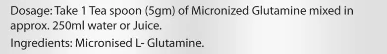 Natures Velvet Lifecare Micronised Glutamine Monohydrate, 300 gms - Pack of 1