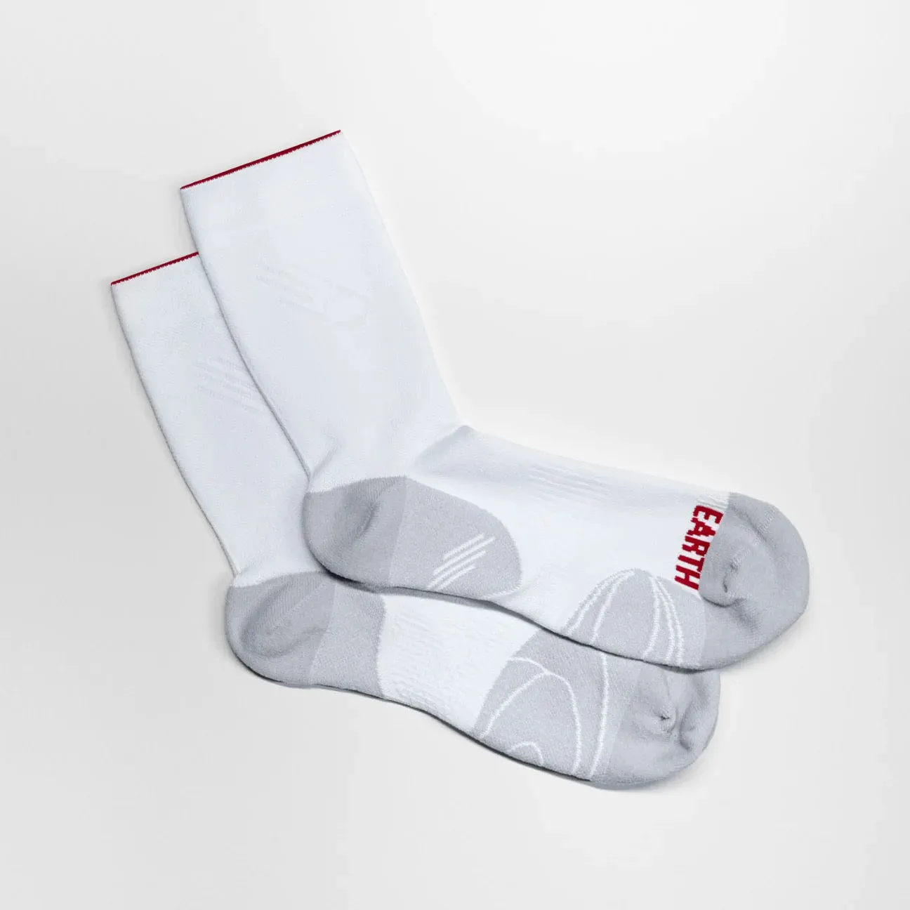 Near Earth x Renegade The Distance Running Sock (White)