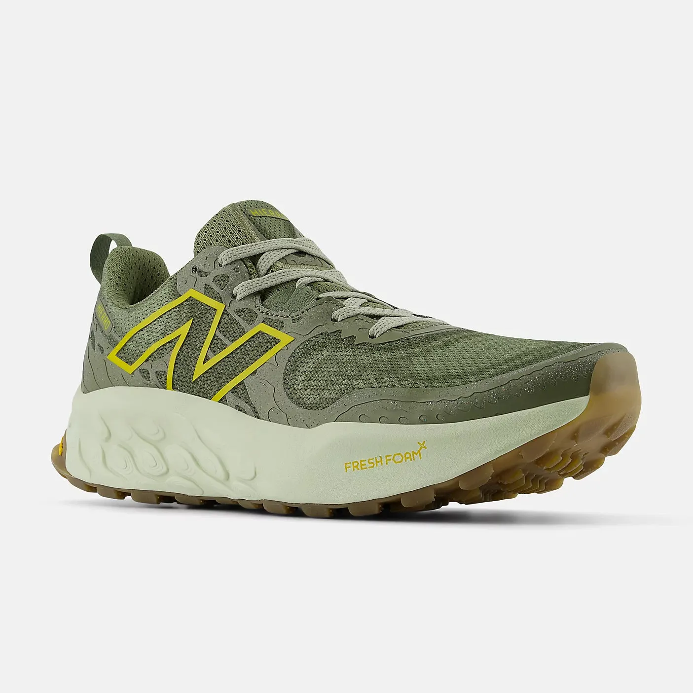 New Balance Men's Fresh Foam X Hierro v8 Trail Running Shoes Dark Olivine / Olivine / Lichen Green