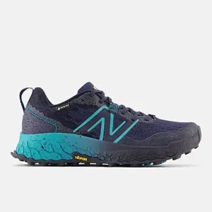 New Balance Women's Hierro v7 Gore-Tex® Trail Runners- Natural Indigo/Electric Teal