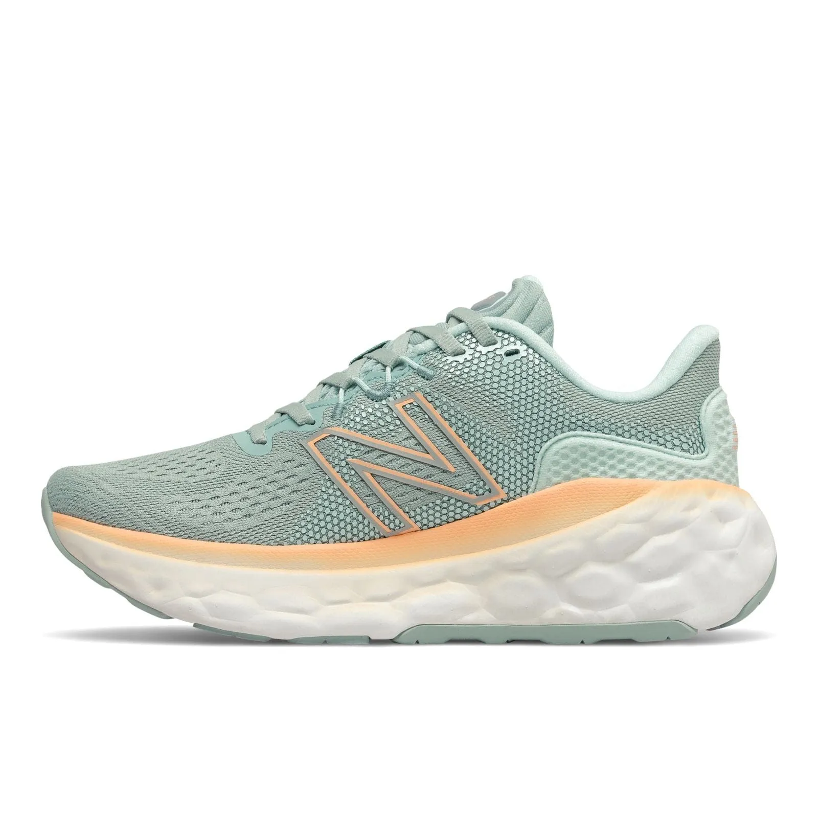 New Balance Women's More Foam v3 Running Shoes- Storm Blue/Light Mango