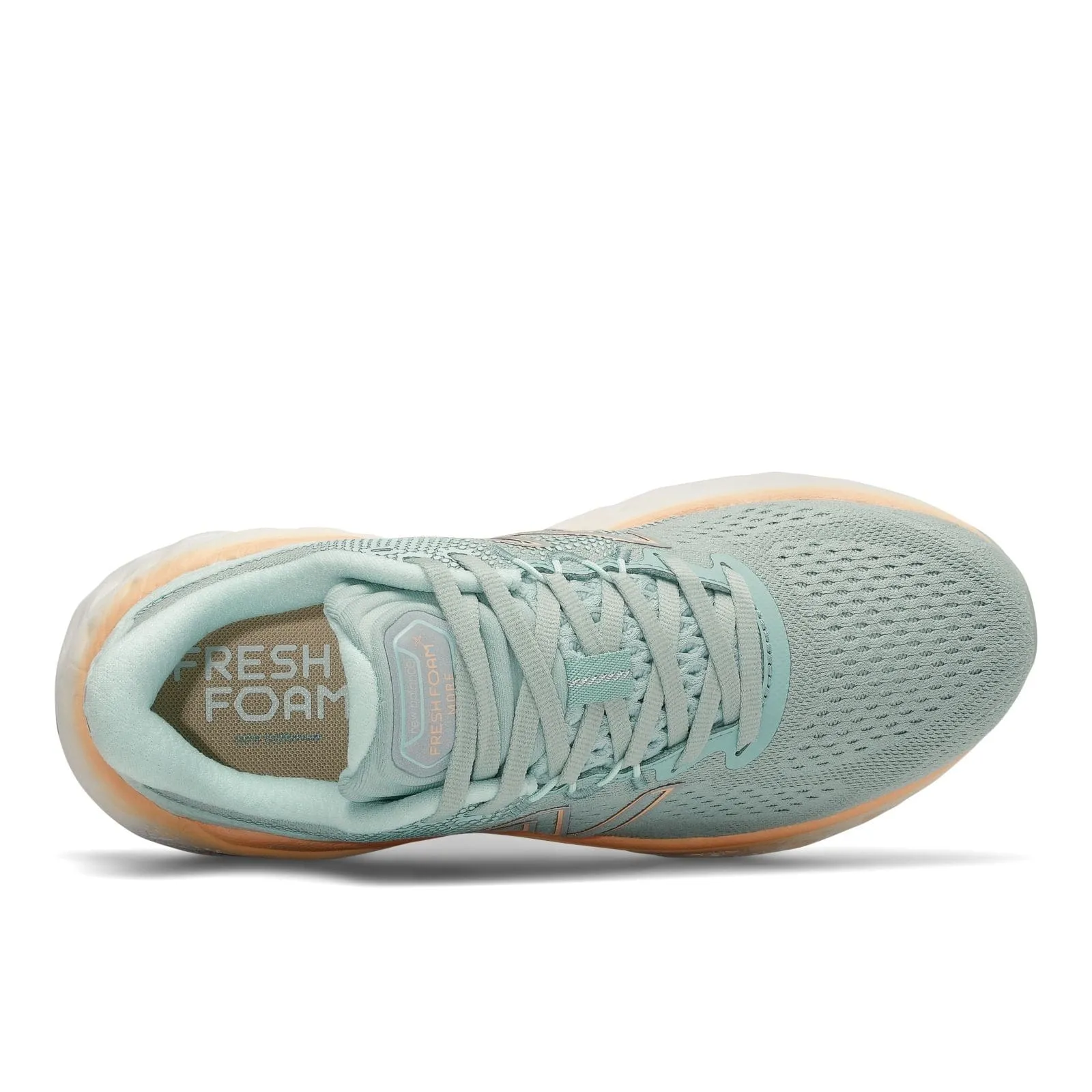 New Balance Women's More Foam v3 Running Shoes- Storm Blue/Light Mango