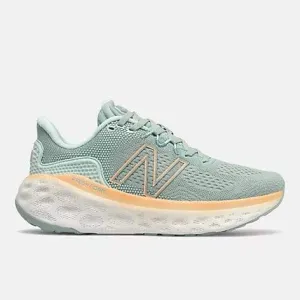 New Balance Women's More Foam v3 Running Shoes- Storm Blue/Light Mango