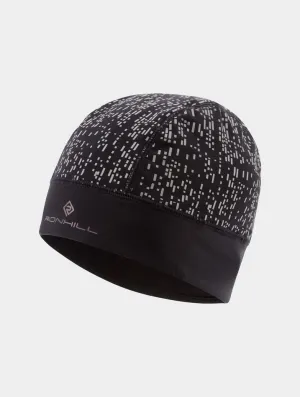 Night Runner Beanie | Black/Reflect