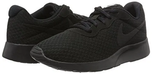 Nike Tanjun Black/Black/White Womens Running Shoes