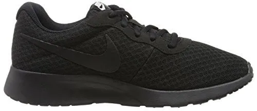 Nike Tanjun Black/Black/White Womens Running Shoes