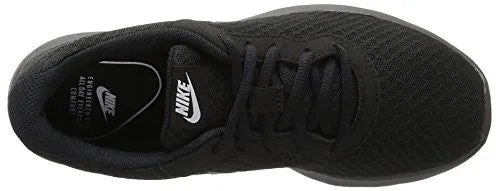 Nike Tanjun Black/Black/White Womens Running Shoes