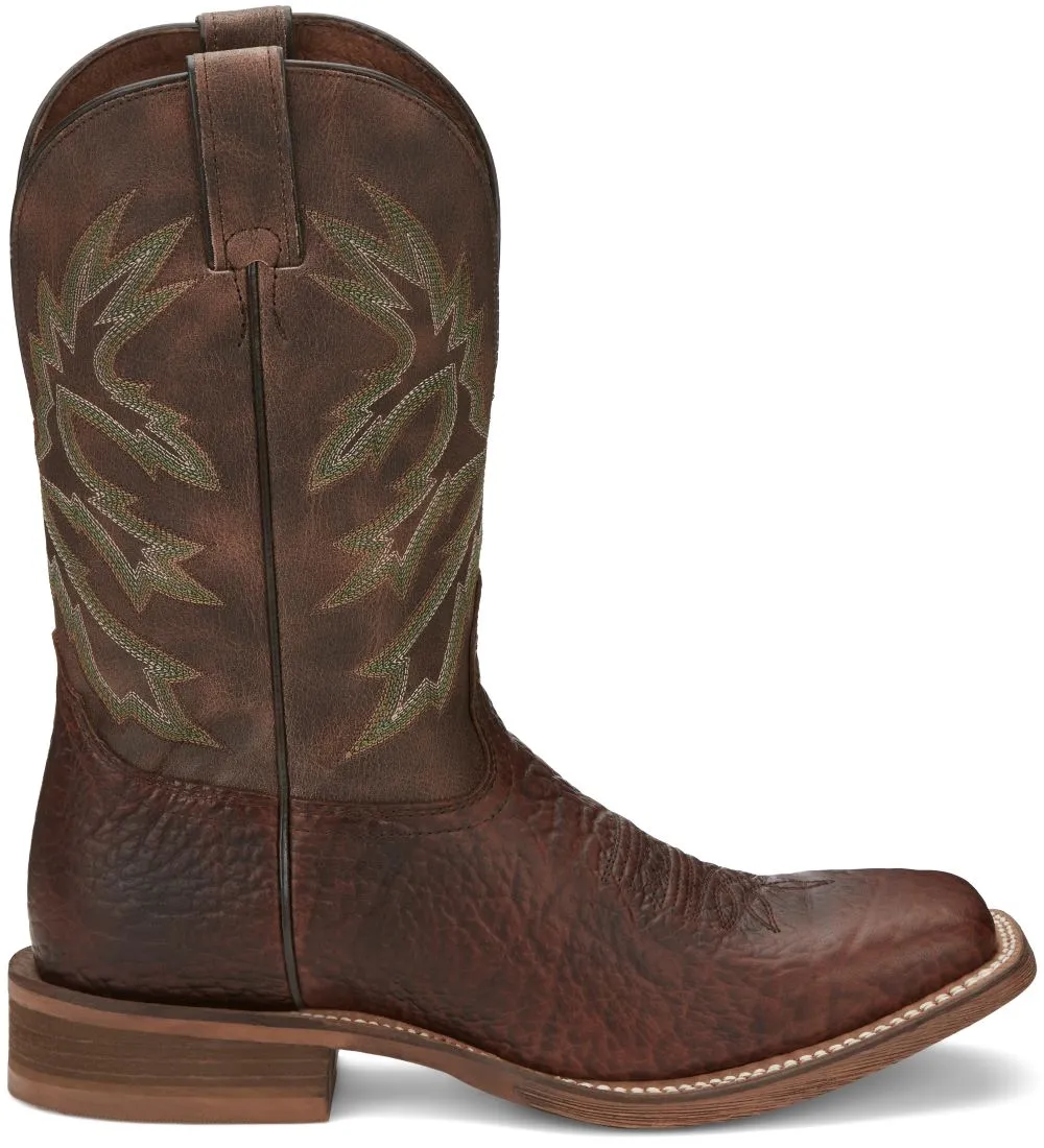 'Nocona' Men's Henry Western Square Toe - Vintage Brown