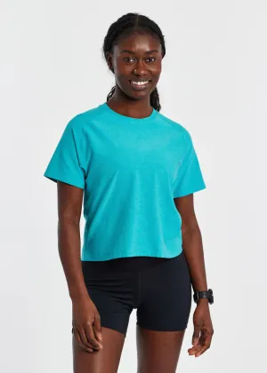 Oiselle | Lux Boxy Short Sleeve | Women's | Robin