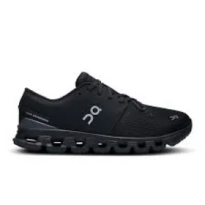 On Cloud Women's Cloud X4 Running Shoes- Black/Eclipse