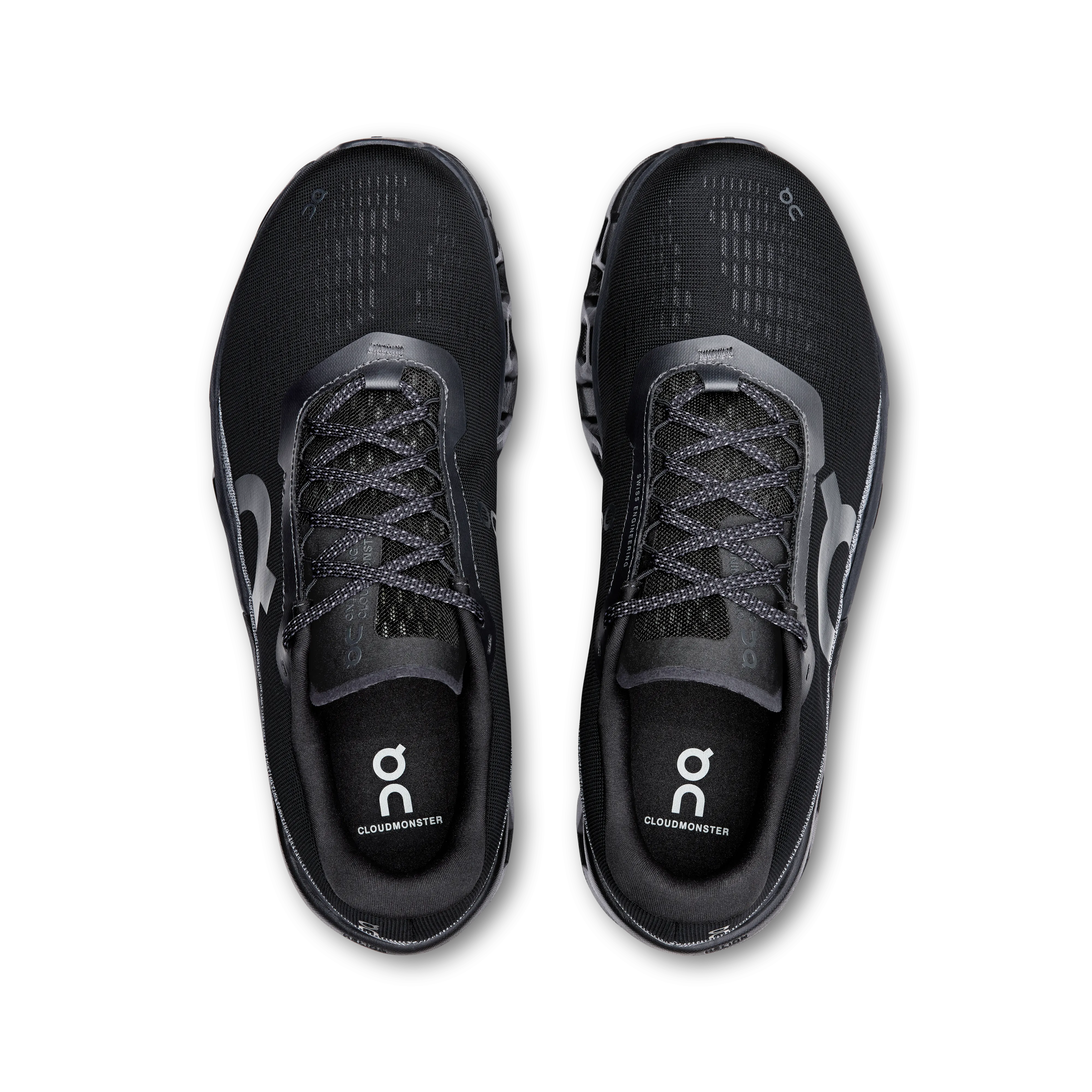 On Running Men's Cloudmonster 2 Shoes - Black / Black