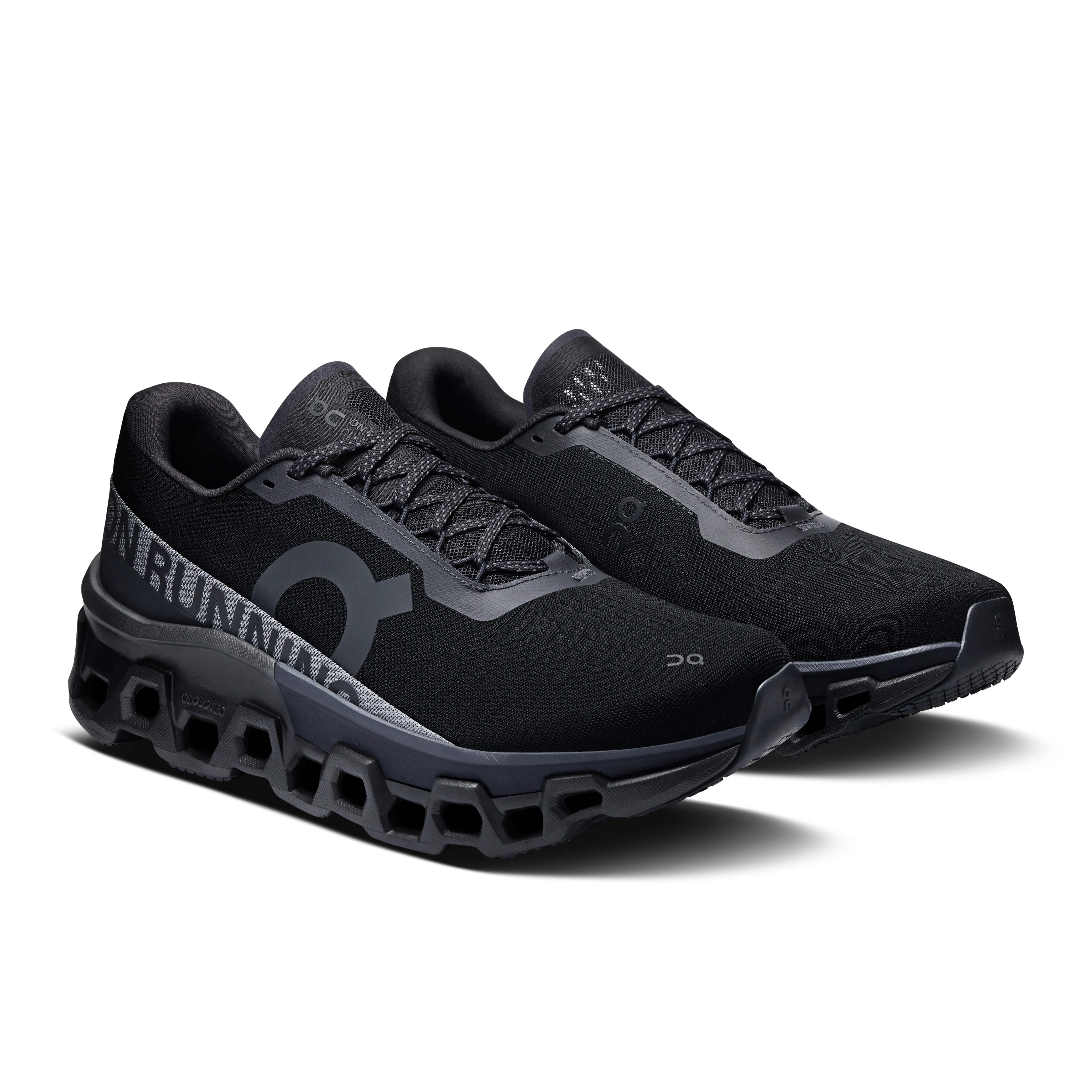 On Running Men's Cloudmonster 2 Shoes - Black / Black