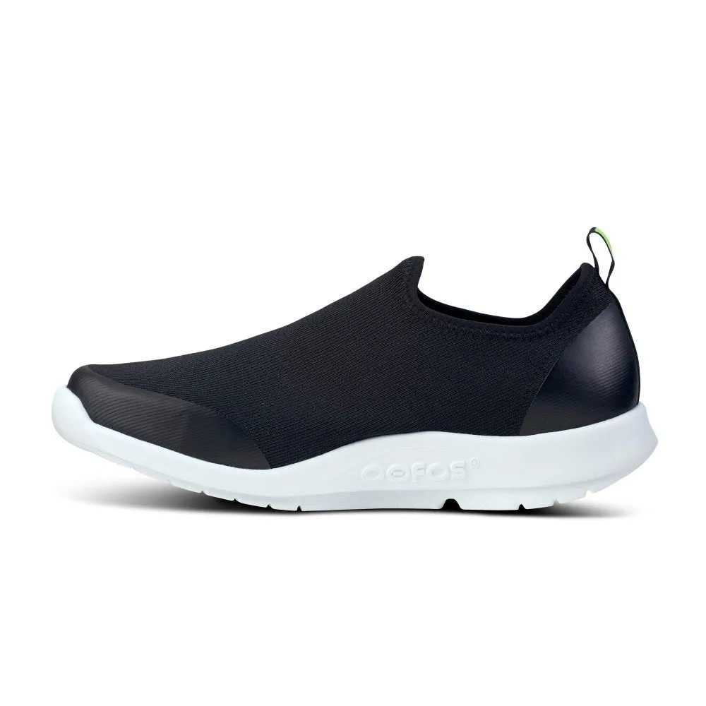 OOFOS Women's OOmg Sport Low - White & Black