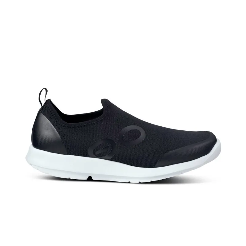 OOFOS Women's OOmg Sport Low - White & Black