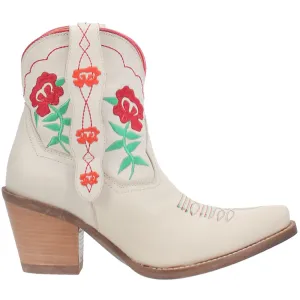 Play Pretty Embroidered Floral Snip Toe Cowboy Booties