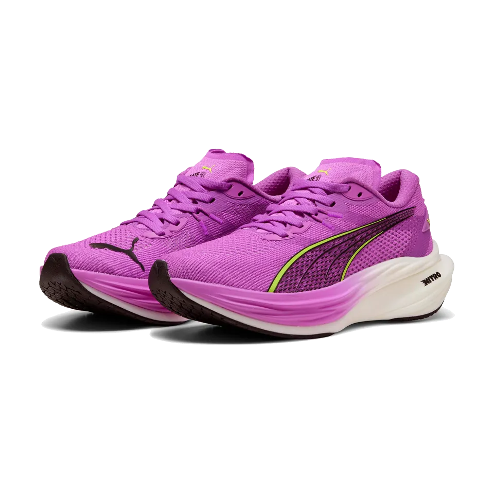 Puma Women's Deviate Nitro 3 Pure Magenta/Yellow Alert/Puma White