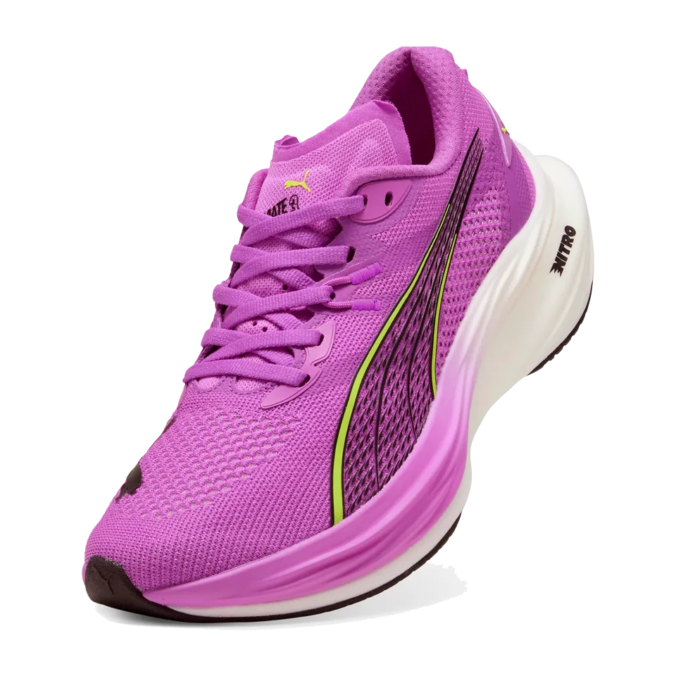 Puma Women's Deviate Nitro 3 Pure Magenta/Yellow Alert/Puma White