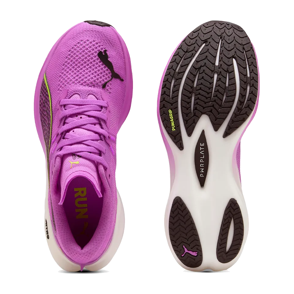 Puma Women's Deviate Nitro 3 Pure Magenta/Yellow Alert/Puma White