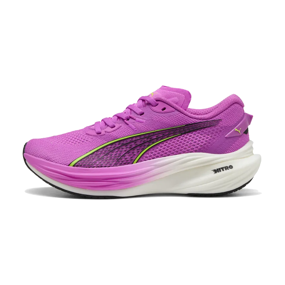 Puma Women's Deviate Nitro 3 Pure Magenta/Yellow Alert/Puma White