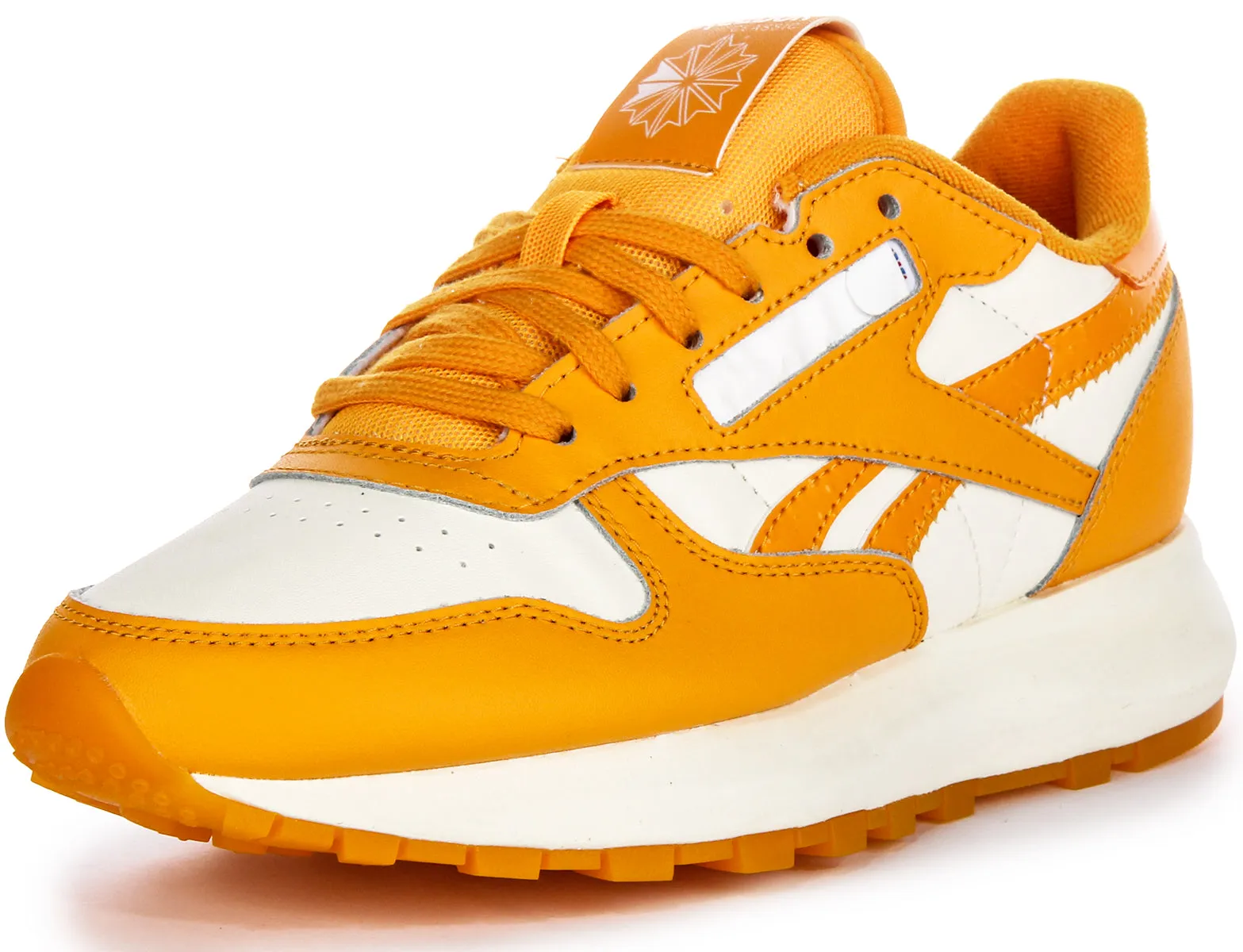 Reebok Classic Leather Semi Fire Spark In Orange For Women