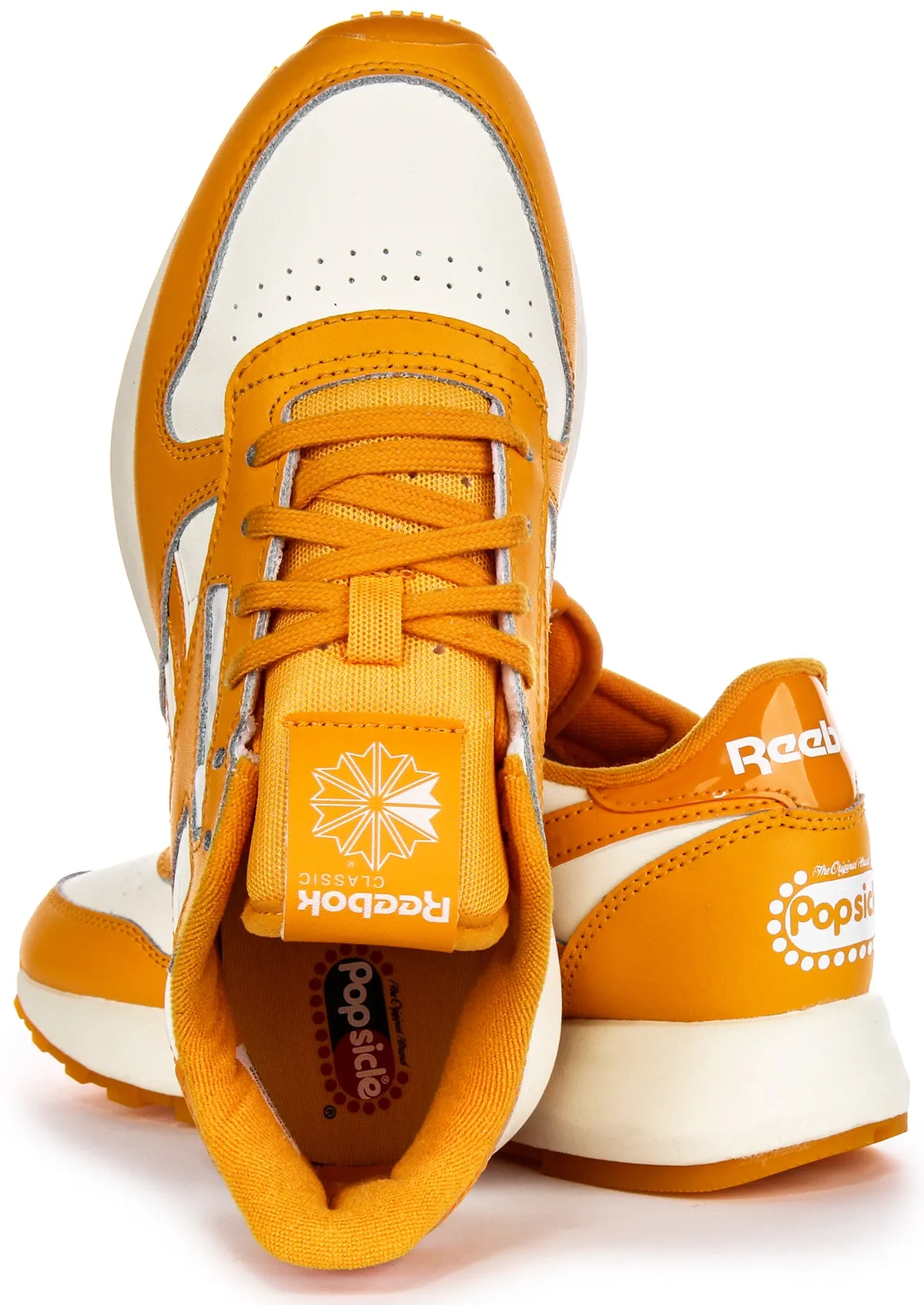 Reebok Classic Leather Semi Fire Spark In Orange For Women