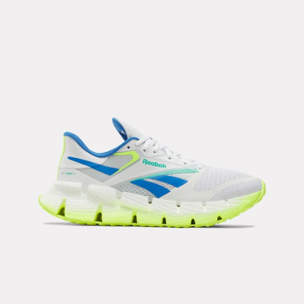 Reebok Footwear Men FloatZig 1 Shoes FOOTWEARWHITE/DIGITAL LIME/KIN