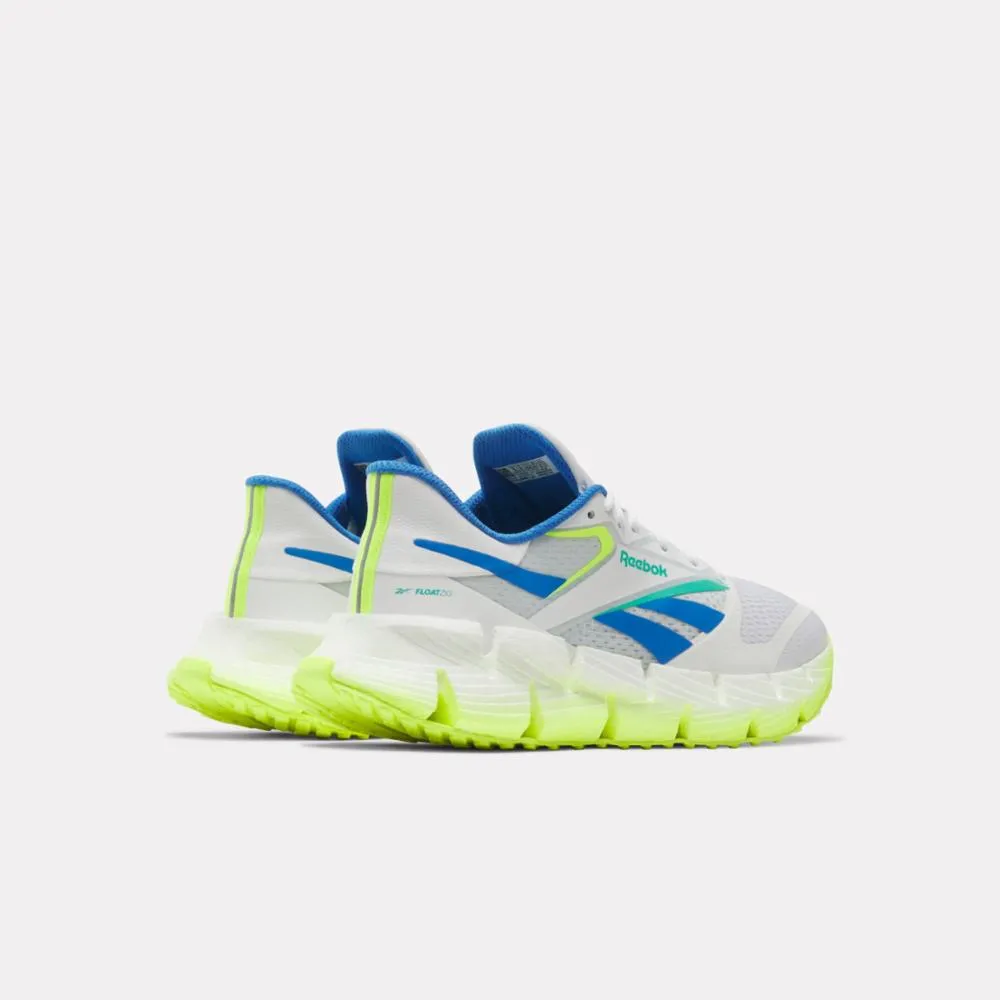 Reebok Footwear Men FloatZig 1 Shoes FOOTWEARWHITE/DIGITAL LIME/KIN