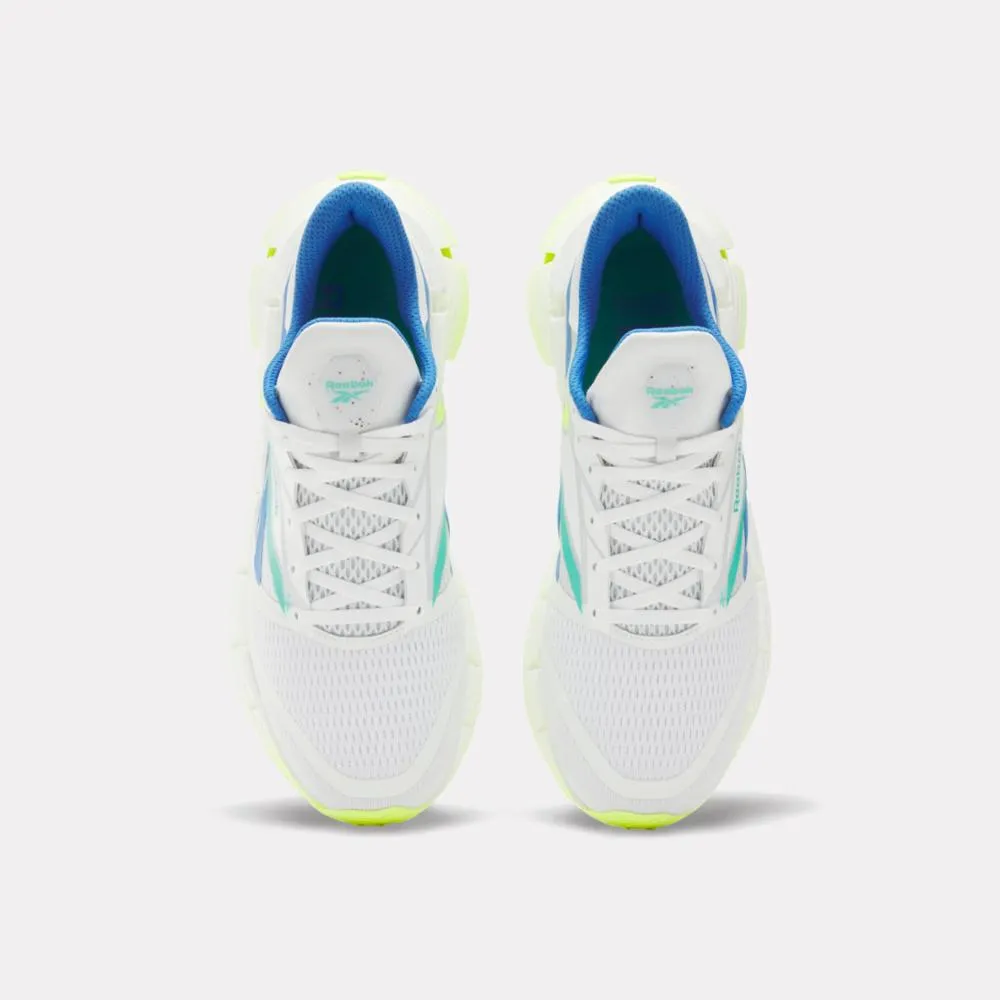 Reebok Footwear Men FloatZig 1 Shoes FOOTWEARWHITE/DIGITAL LIME/KIN