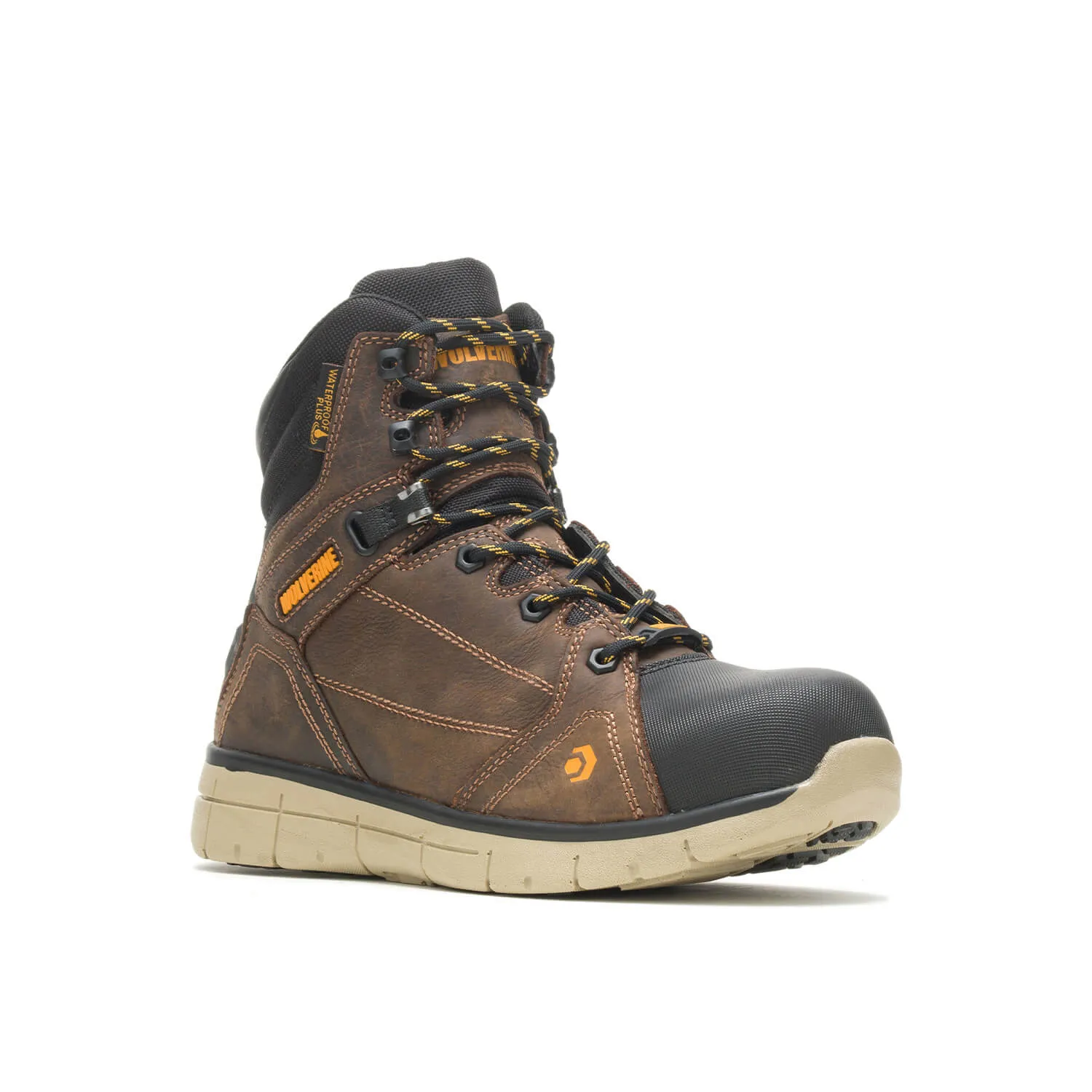 Rigger 6 Inch CarbonMAX® Toe Waterproof Mid Work Boot Brown