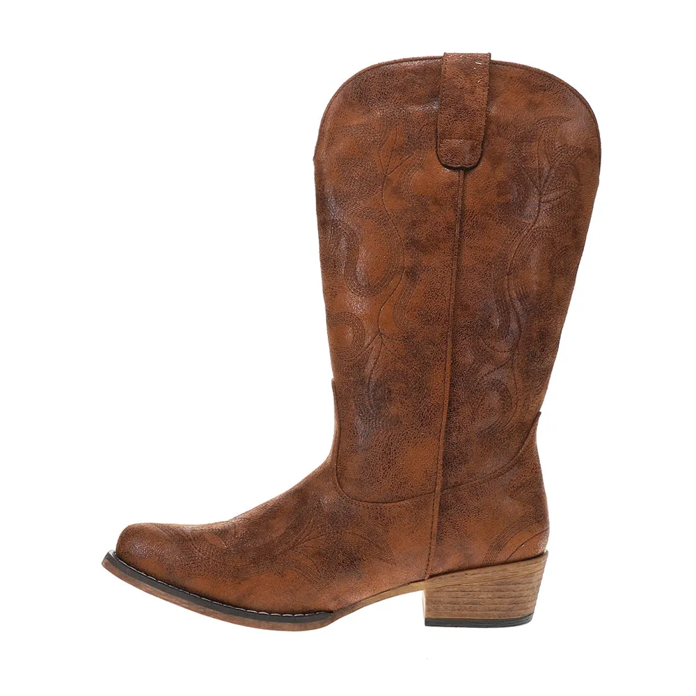 Riley Classic Snip Toe Cowboy Boots