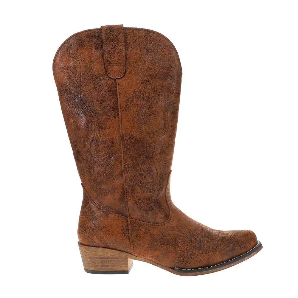 Riley Classic Snip Toe Cowboy Boots