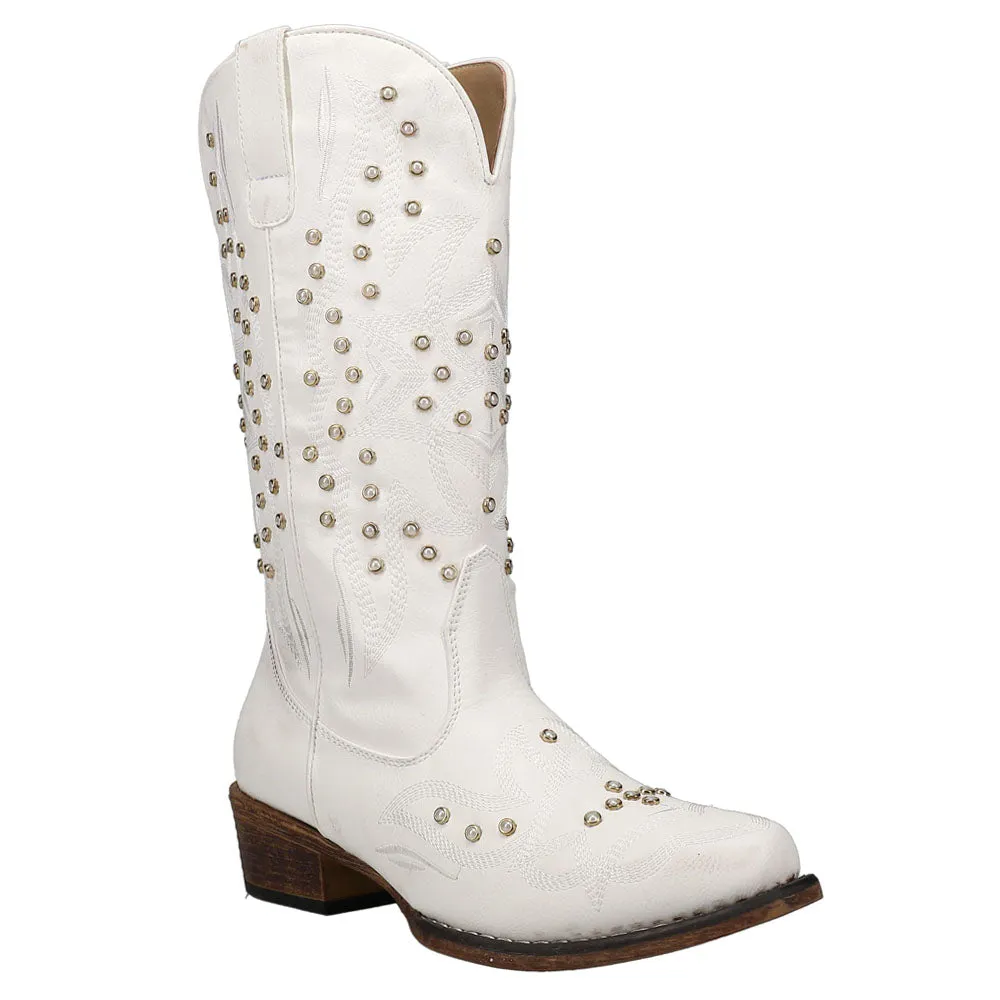 Riley Pearl Snip Toe Cowboy Boots