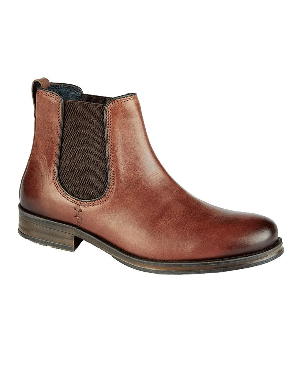 Roamers Mens Conker Twin Gusset Ankle Boots