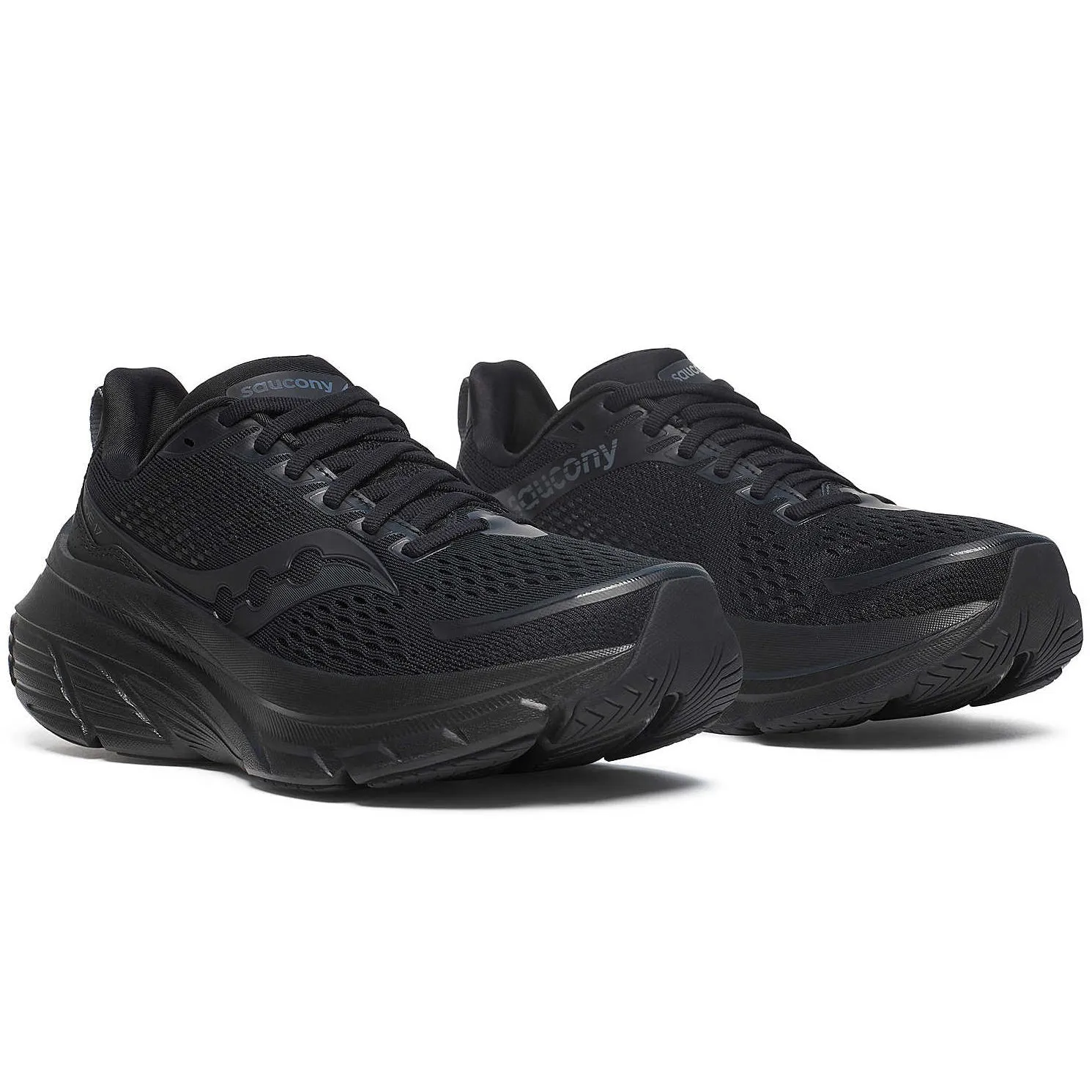 Saucony Men's Guide 17 Running Shoes Black / Black