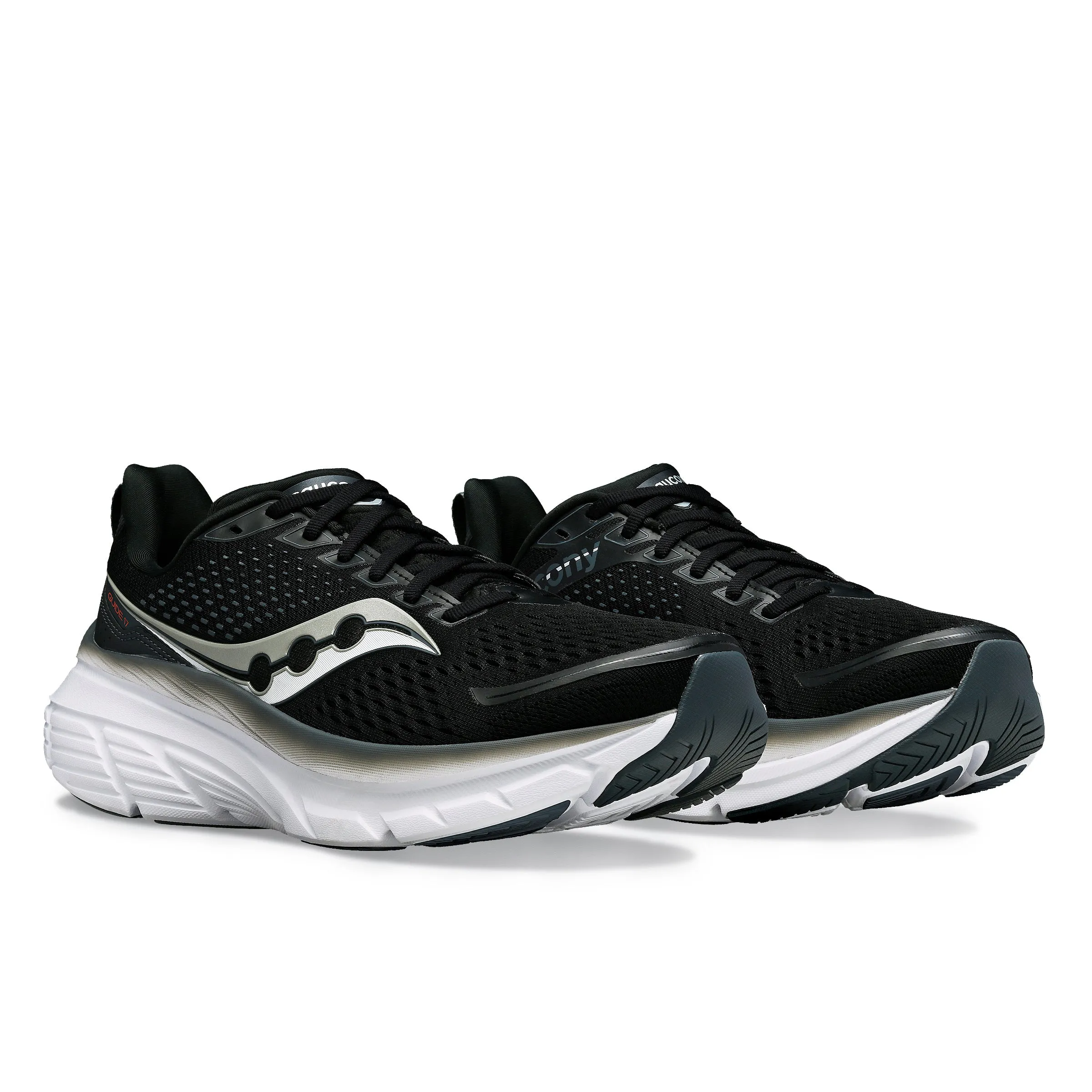 Saucony Men's Guide 17 Running Shoes Black / Shadow