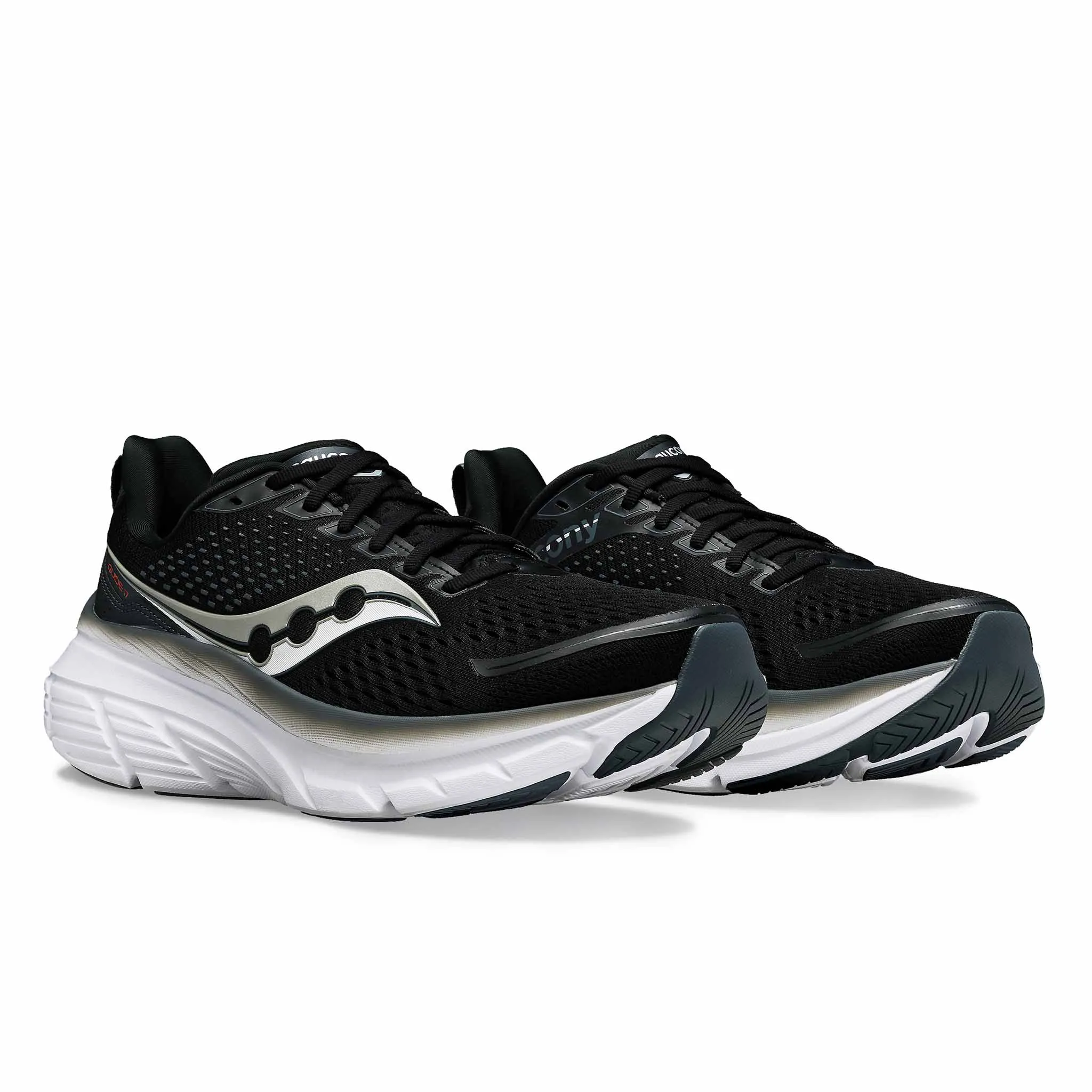 Saucony | Men's Guide 17 Running Shoes - Black/White