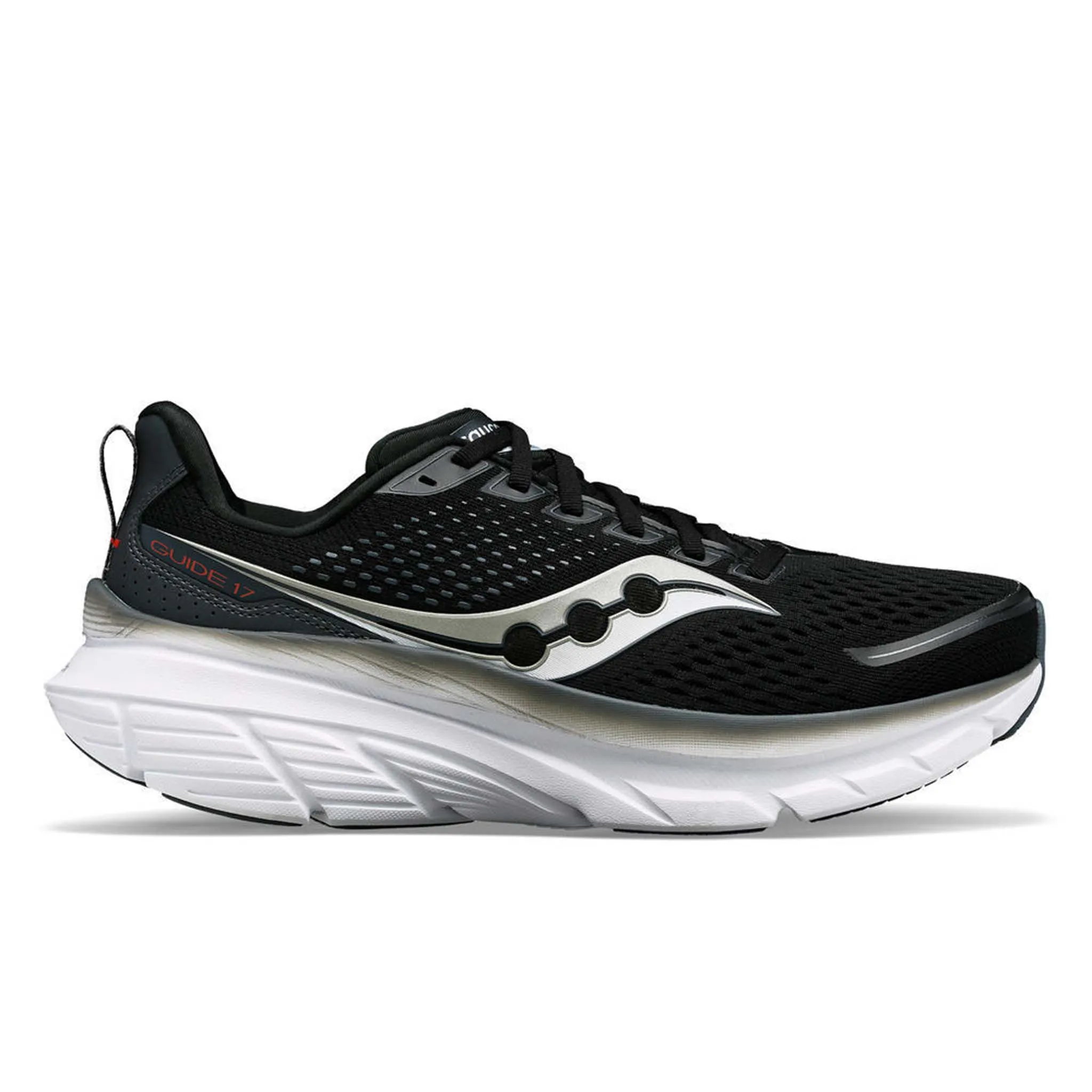 Saucony | Men's Guide 17 Running Shoes - Black/White