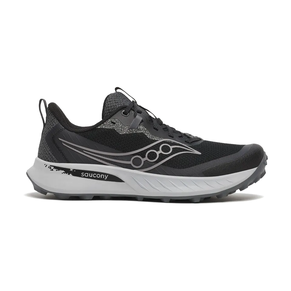 Saucony Men's Peregrine 15 Black/Shadow