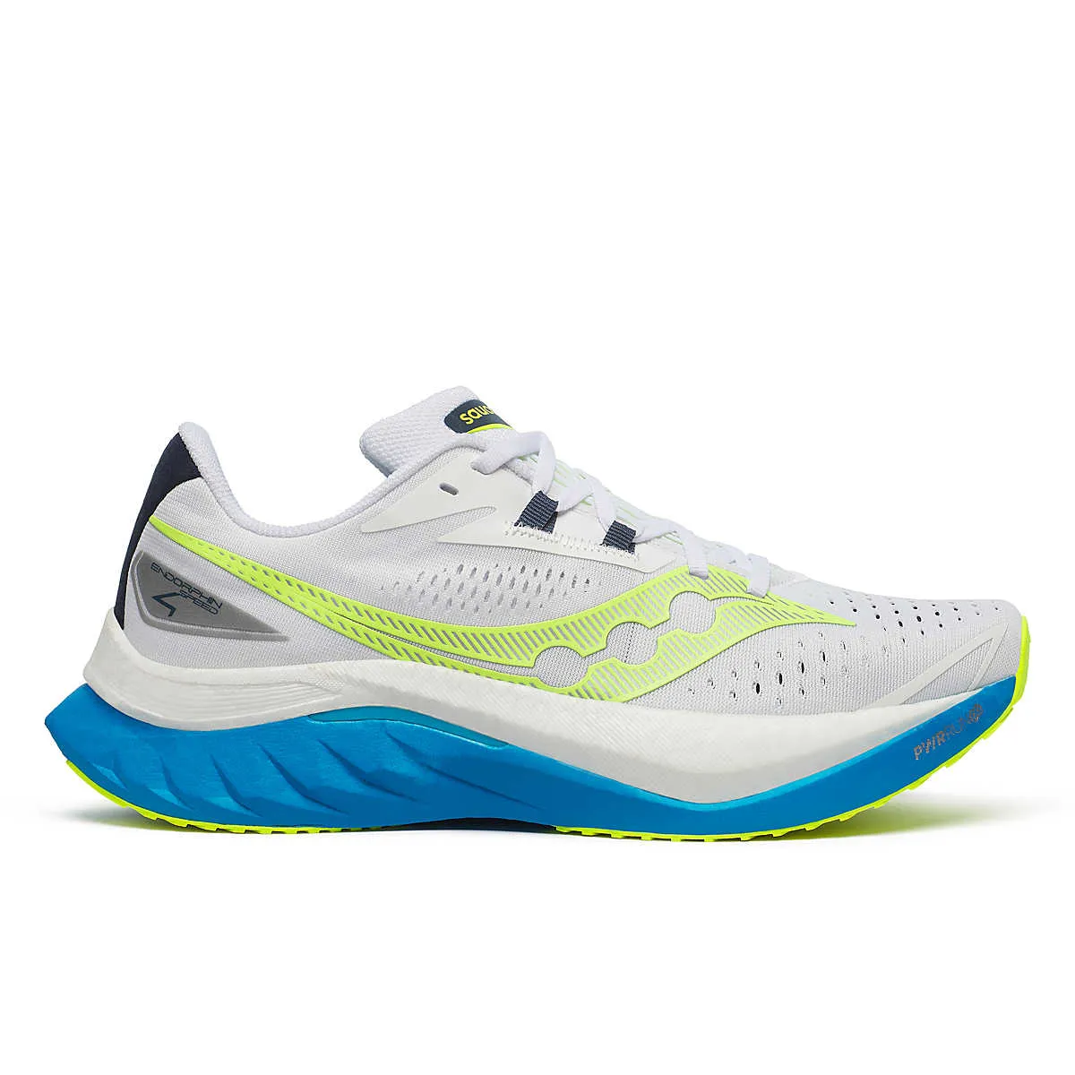 Saucony Women's Endorphin Speed 4 (WHITE/VIZIBLUE)