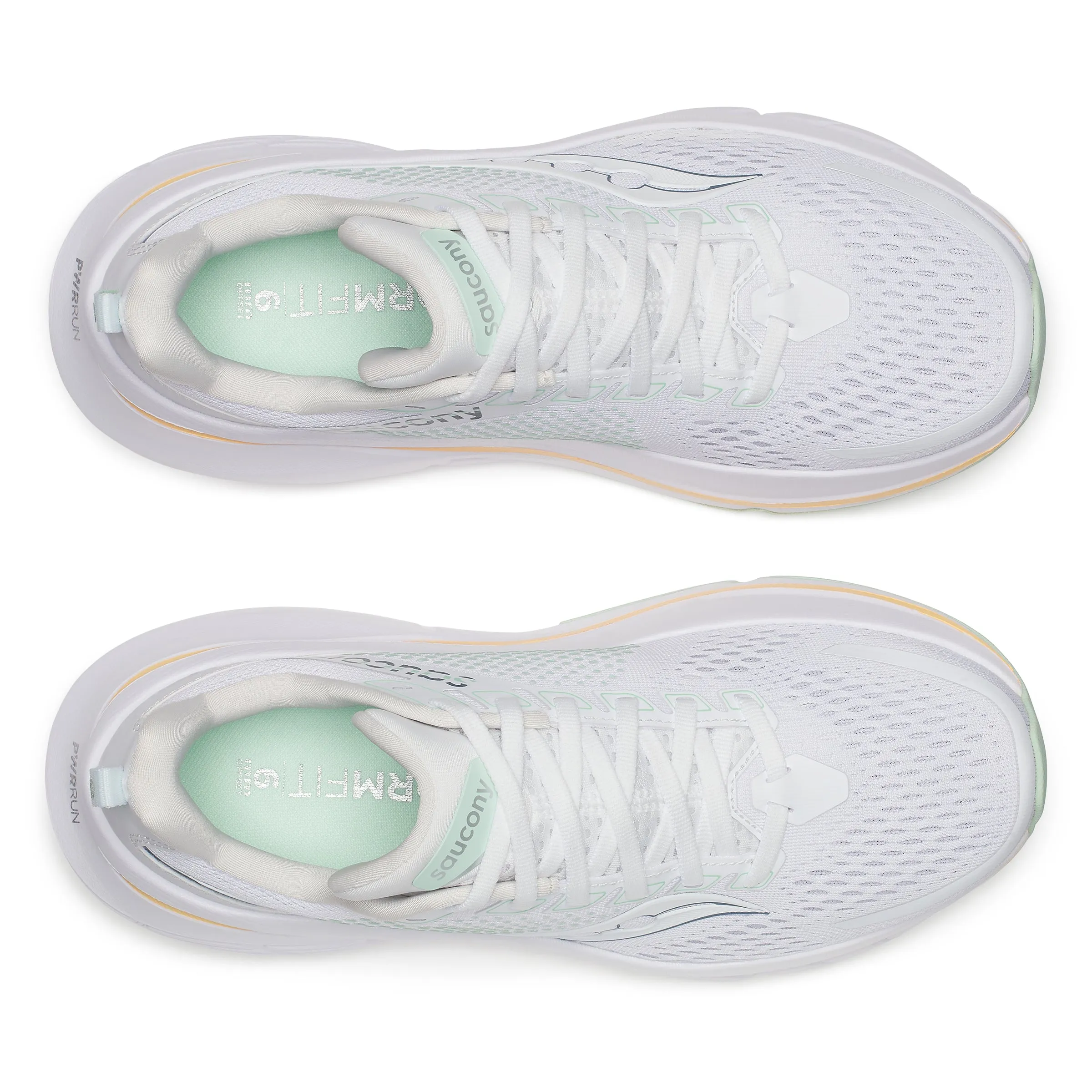 Saucony Women's Guide 17 Running Shoes White / Peel