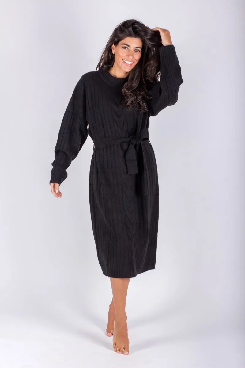 SIMONE DRESS 42" (BLACK)