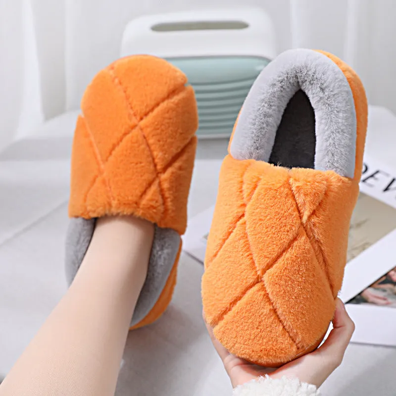 Simple Non-slip Woolen Floor Slippers With Soft Soles - GlamzLife