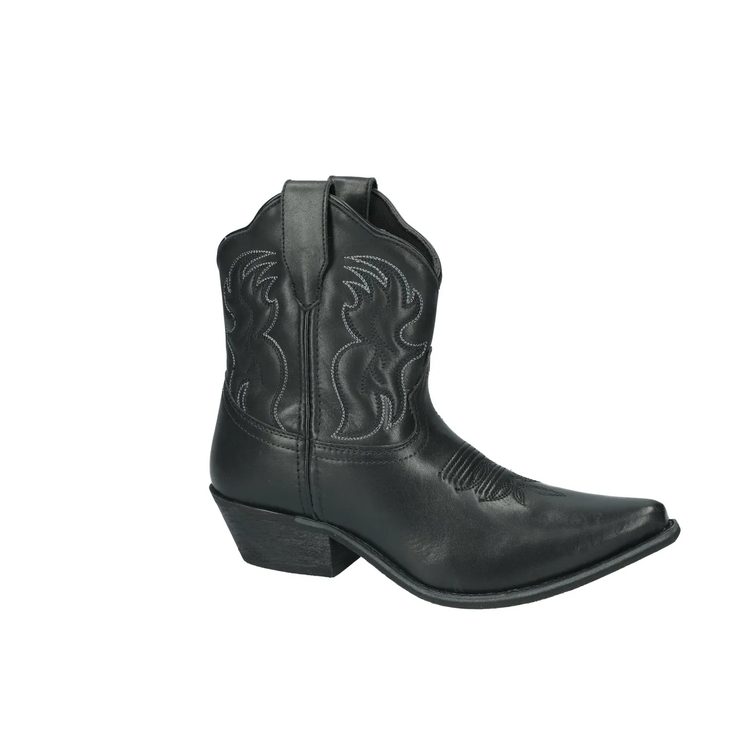 Smoky Mountain Boots Womens Hailey Black Leather Cowboy Boots