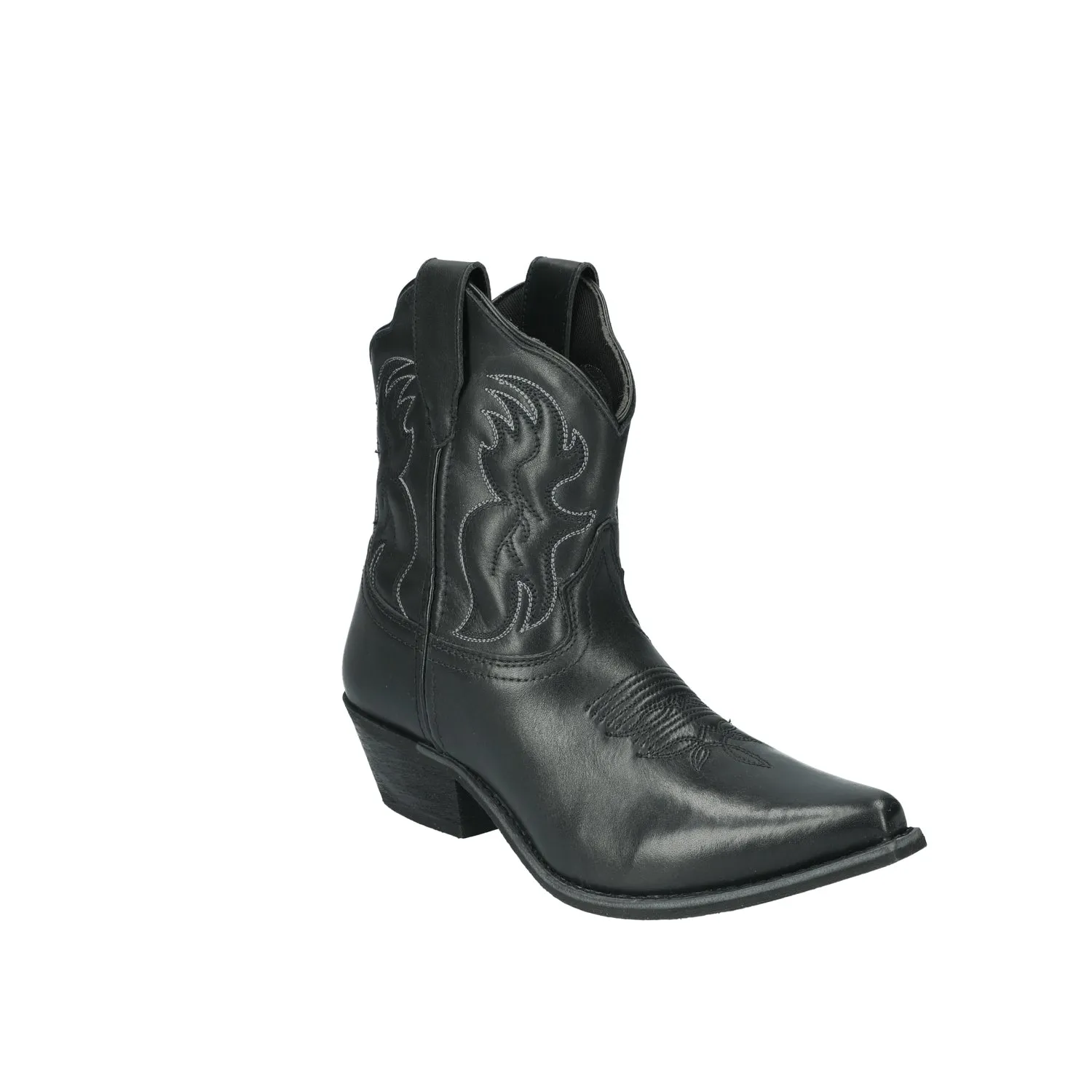 Smoky Mountain Boots Womens Hailey Black Leather Cowboy Boots