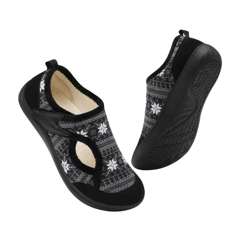 Snowflake Patterned Diabetic Shoes - Comfortable and Functional