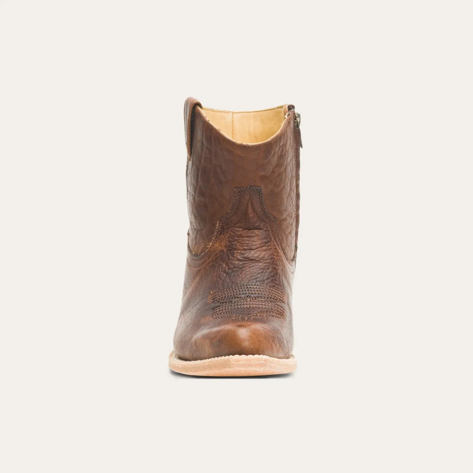 Stetson Brown Women's Toni Bison Snip Toe Boot 0141