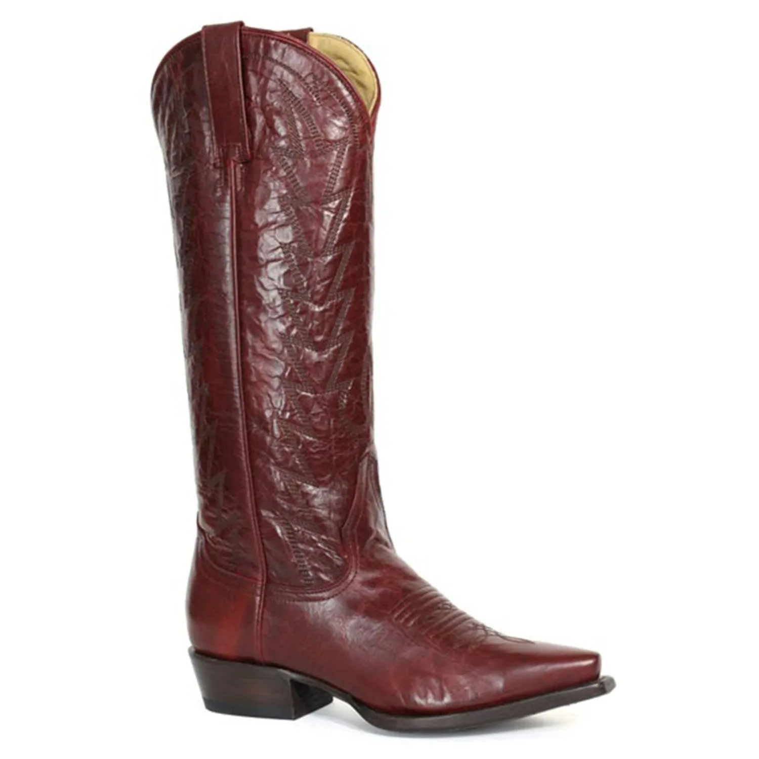 Stetson Red Women's Dove Goat Snip Toe 0861