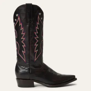 Stetson Women's Reagan Chocolate Calf Snip Toe 0802