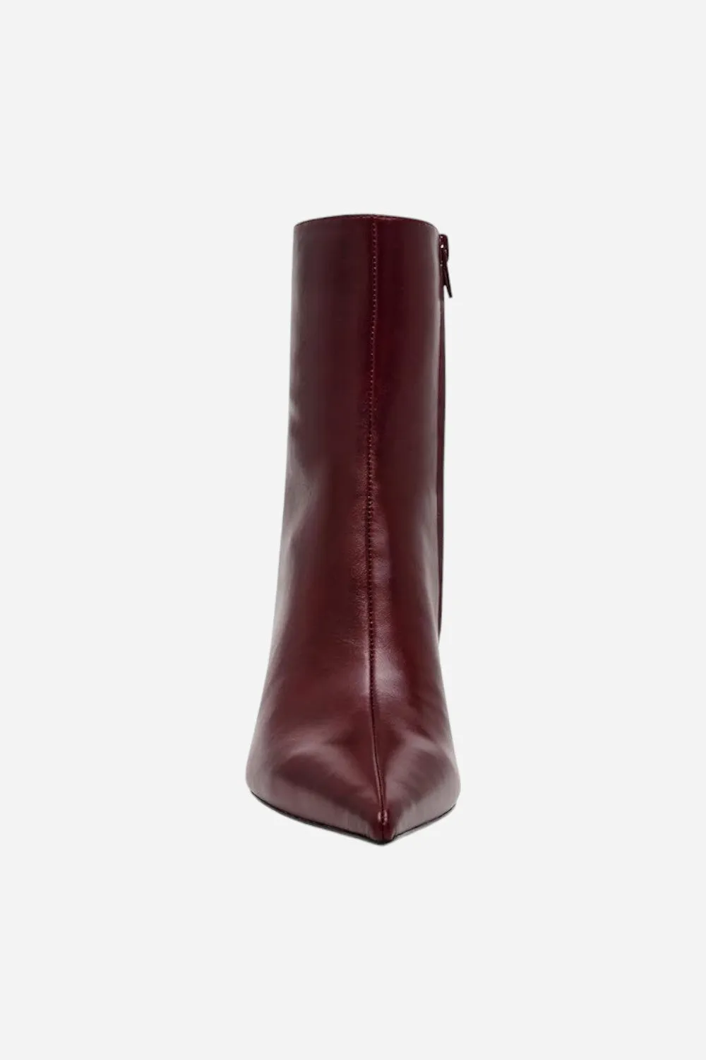 Steve Madden Alston Burgundy Leather Bootie